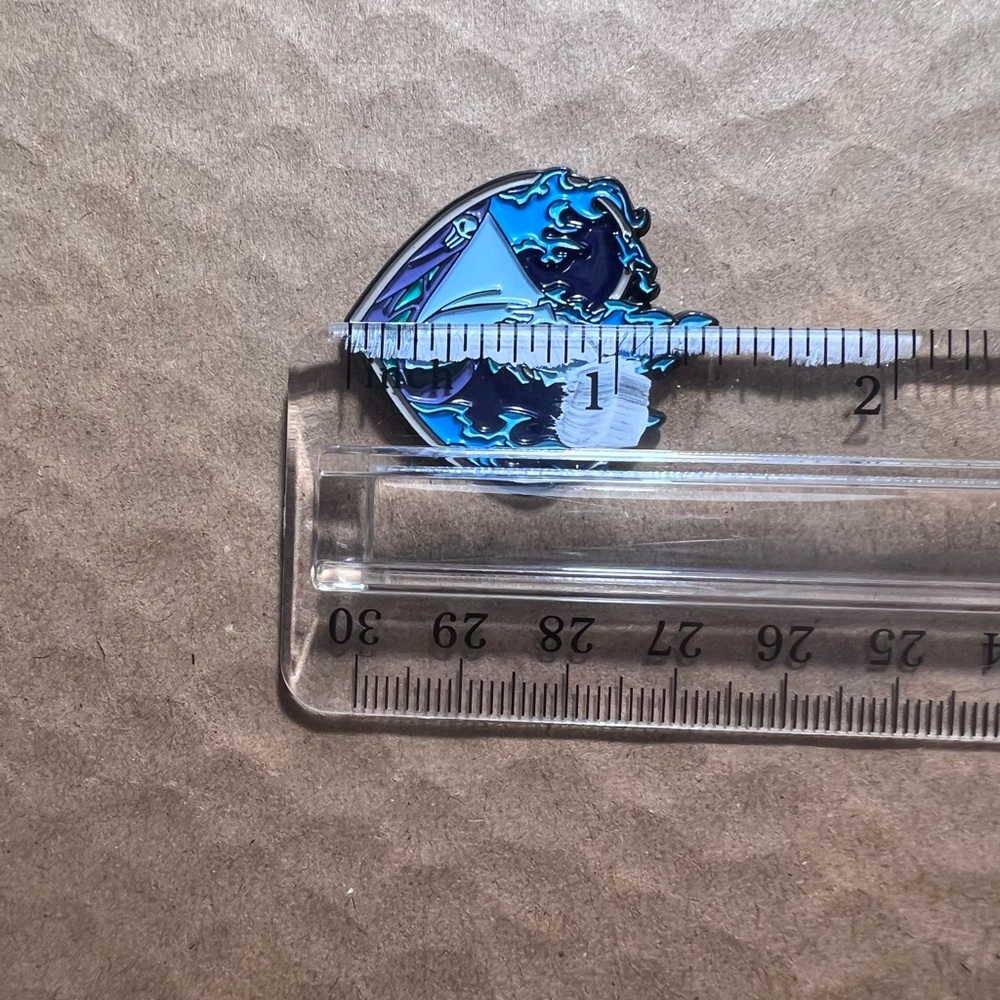 HADES HEART ON FIRE FANTASY ENAMEL PIN - Picture 9 of 9